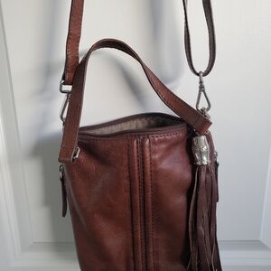 Danier brown leather purse